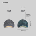 Avi Suspension Pain Naturelle, Résine/Acrylique, Gris/Bleu, Chambre - Neutralighting