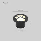 Aria Lampe Extérieure au Sol Patte de chat Moderne, Métal, Gris, Cour - Neutralighting