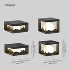 Ray Lampe de Poteau Solaire, Montagne, L 25/30/40CM - Neutralighting