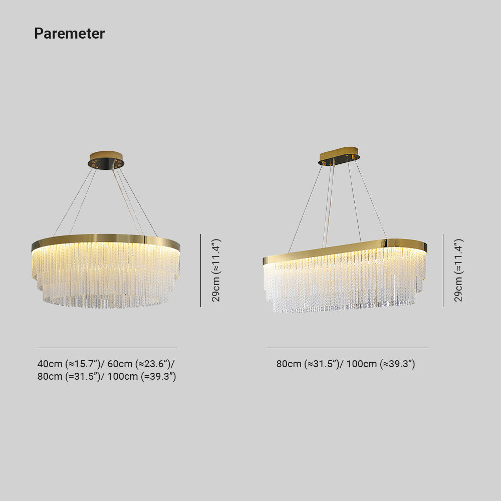 Arisha Suspension Ronde Moderne, Métal, Doré, Salon/Hôtellerie - Neutralighting