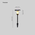Ray Ronde Moderne Lampadaire Noir Métal/Marbre Noir Extérieur - Neutralighting