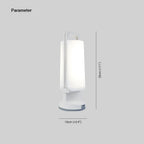 Ray Lampe de Table Cylindre Moderne, Acrylique, Gris/Blanc/Vert/Orange, Jardin - Neutralighting