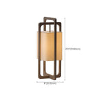 Muto Lampadaire Rectangulaire Moderne, Bois/Tissu, Bois, Salon - Neutralighting