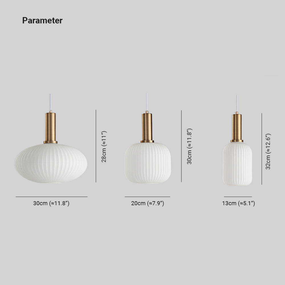 Orvia Luminaires Suspensions Cylindre Moderne Blanc - Neutralighting