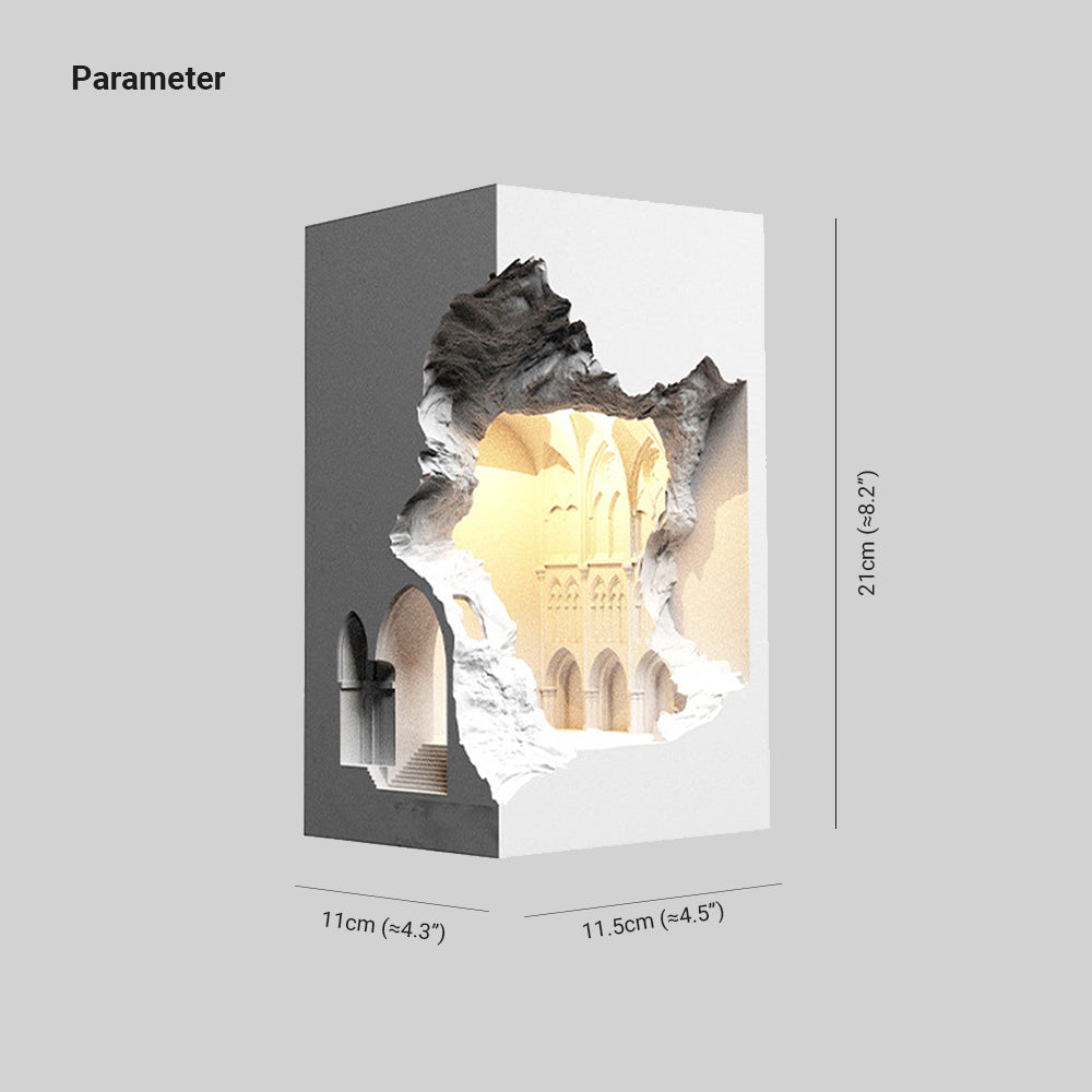 Ray Applique Murale Art Déco Flush LED Encastrée, 3 Styles, Blanc, Salon - Neutralighting