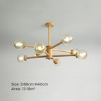 Ritta Suspension Bulle Transparente, Tête 6/8 - Neutralighting