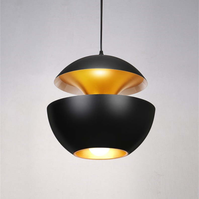 Arisha Suspension LED, Noir & Blanc, D 25/35CM - Neutralighting
