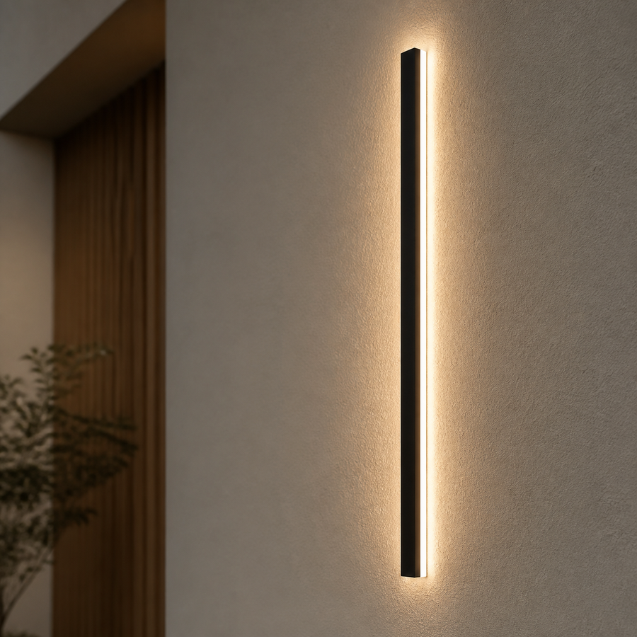 Fiala Moderne LED Applique Murale Extérieure Noir — visuel 2