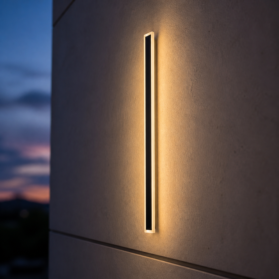 Fiala Moderne LED Applique Murale Extérieure Noir — visuel 3