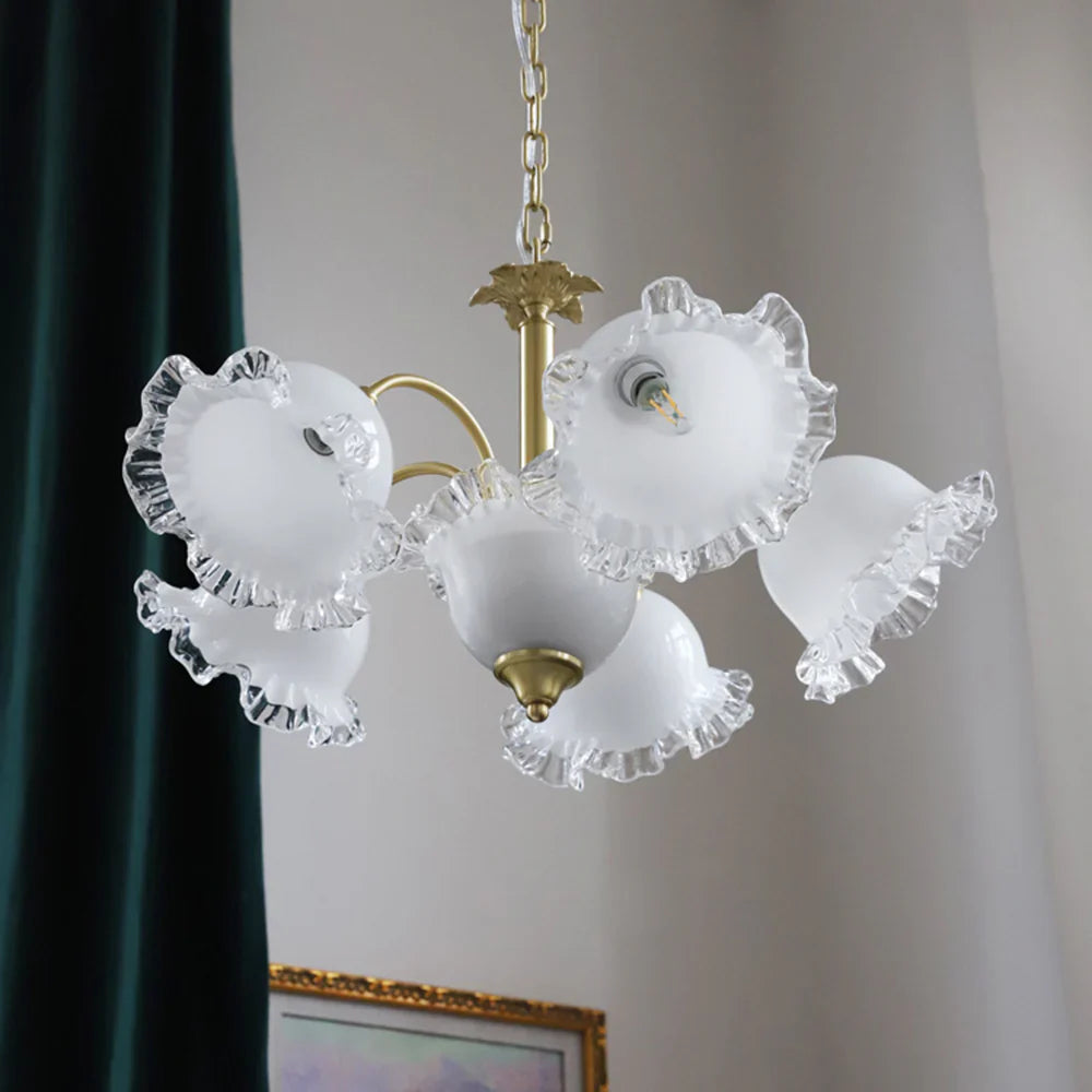Arisha Rétro LED Métal Verre Lustre Salon Chambre à Coucher - Neutralighting