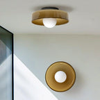Solara Plafonnier Orange Anneau Ludique Sculptural - Neutralighting