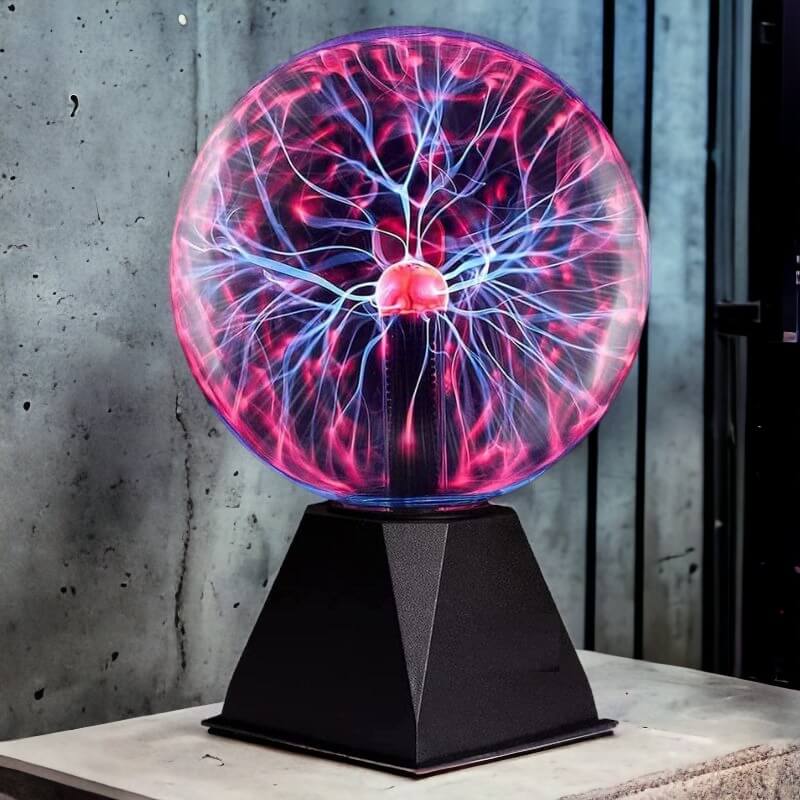 Lampe Grande Plasma XXL (30 cm) Sidonie Solstice en Verre - Jeux de Reflets & Harmonie Intérieure
