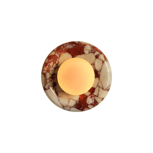 Hako Applique Murale Intérieure en Marbre - Rouge Bvlgari-A640