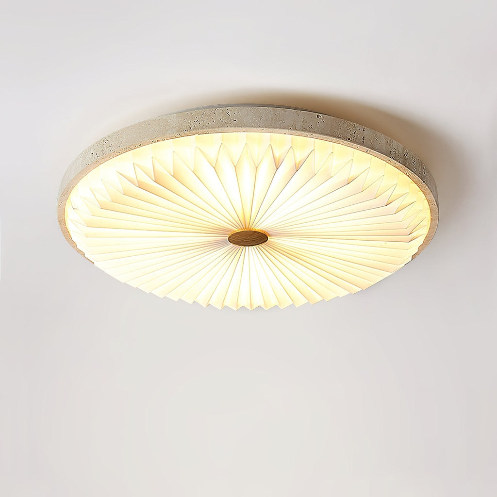 Ciloraris Lumière de Plafond Texturée en Travertin - Neutralighting