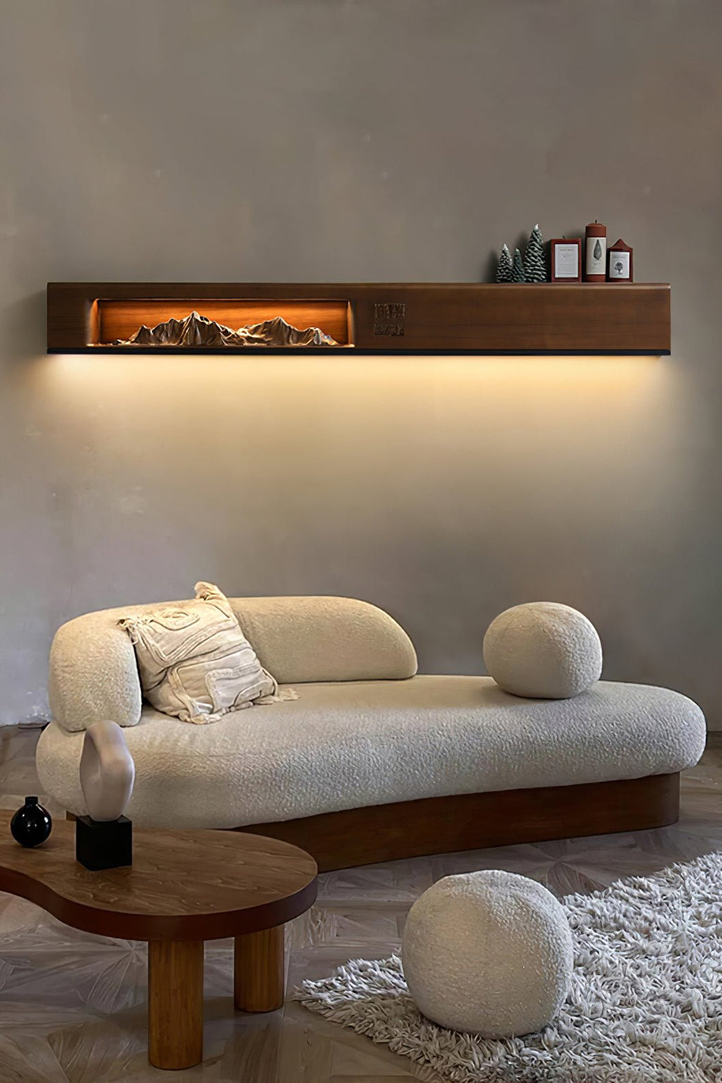 Matthew Applique Murale en Bois Moderne - Neutralighting