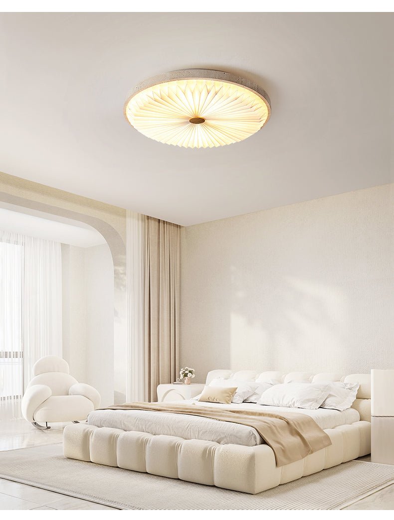 Ciloraris Lumière de Plafond Texturée en Travertin - Neutralighting