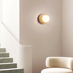 Echo Travertin Globe Applique Murale - Neutralighting