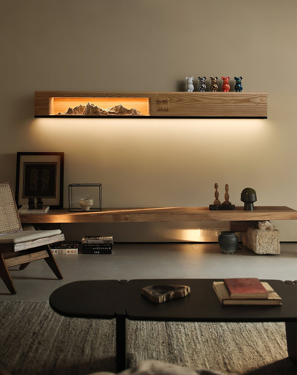 Matthew Applique Murale en Bois Moderne - Neutralighting