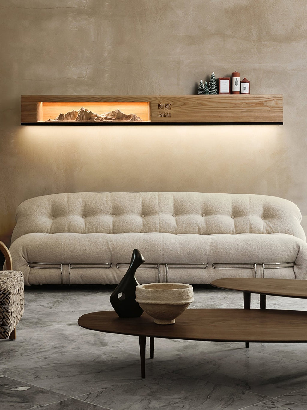 Matthew Applique Murale en Bois Moderne - Neutralighting