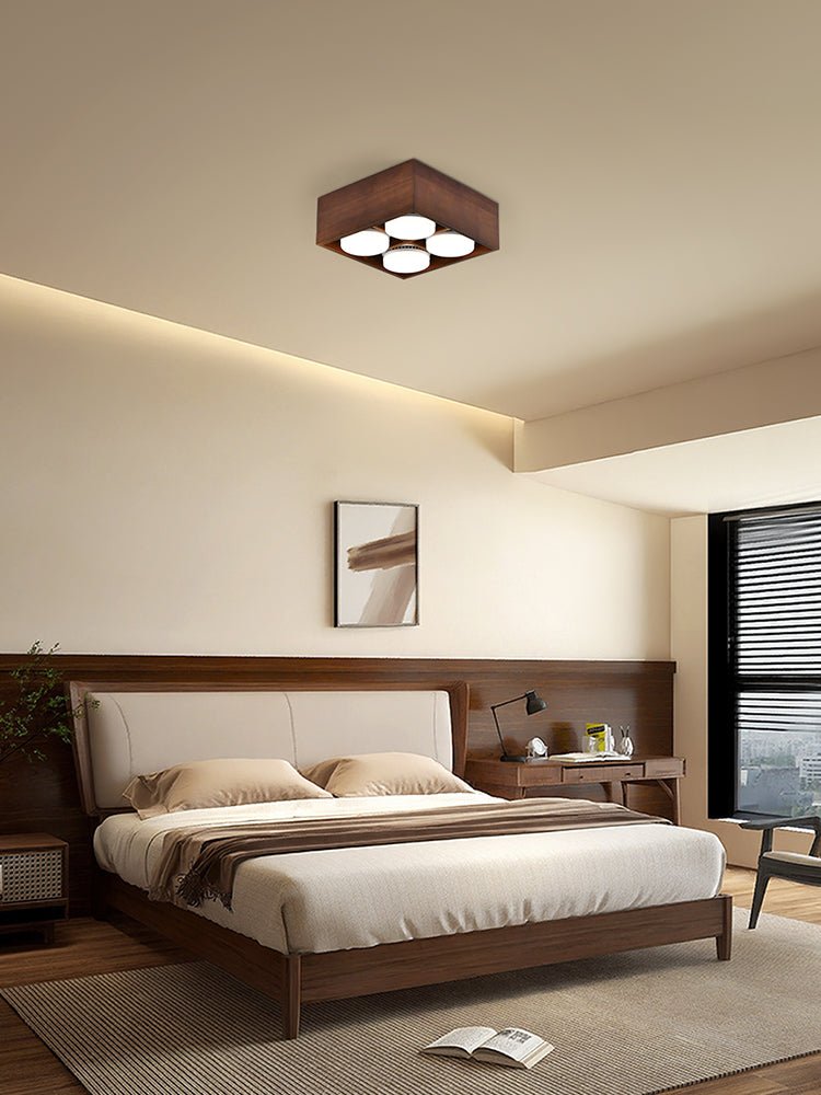 Eliza Minimaliste Bois Plafonnier Lumière - Neutralighting