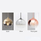 Brina Lampe Suspendue à Boule de Verre Chambre à Coucher/Salle à Manger - Neutralighting
