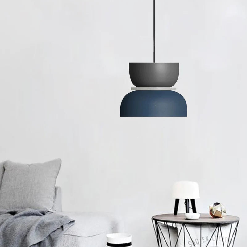 Jojo Suspendue Industrial Contrast Color Island Salon - Neutralighting