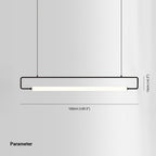 Ray Suspension, 2 Couleurs Noir et Or 100cm - Neutralighting