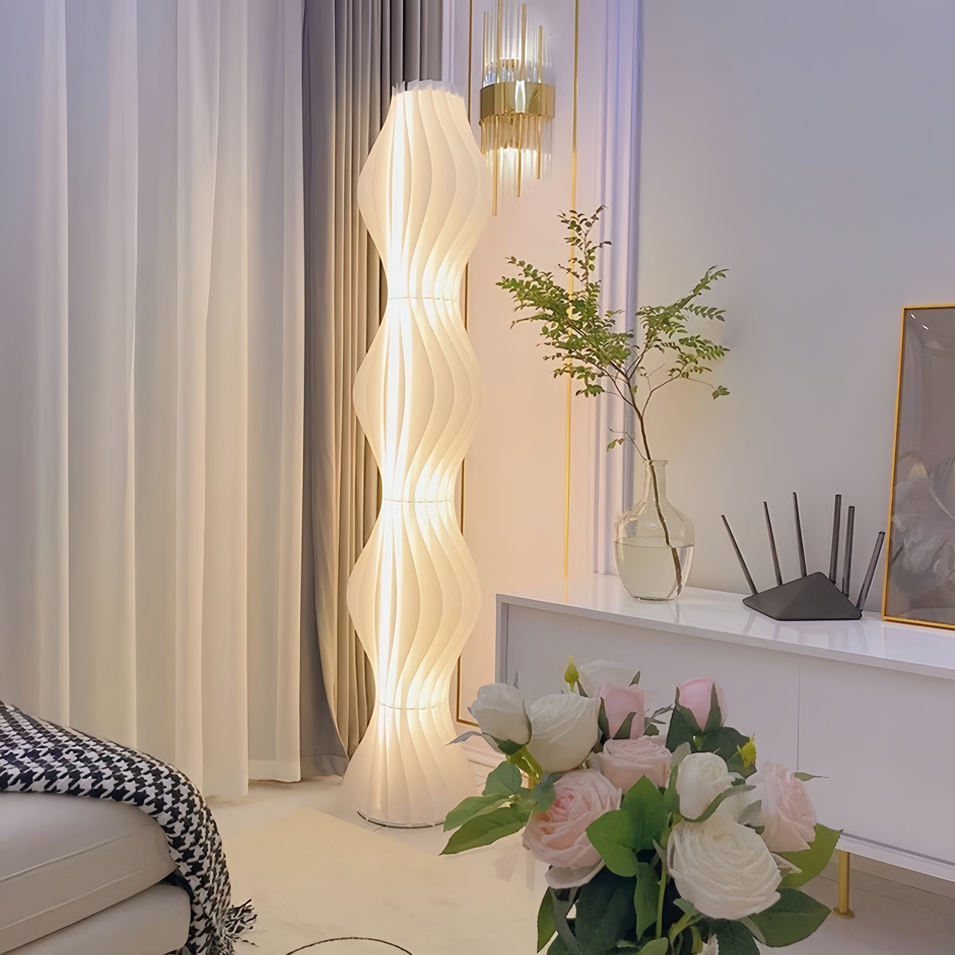 Mira LED Lampadaire Blanc Chambre à coucher Salon Salle d'étude - Neutralighting