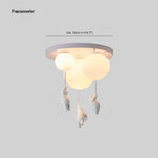Bear Balloon Suspension/ Plafonnier Ballon Moderne Résine Chambre - Neutralighting