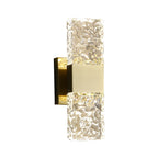 Arisha Modern Rectangular Metal Wall Lamp, Gold - Neutralighting