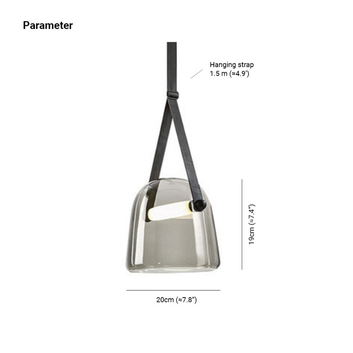 Valentina Suspension En Verre Créative, D 20CM - Neutralighting