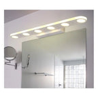 Arisha Applique Murale Ronde Scandivane, Métal/Acrylique, Blanc, Salle de Bain - Neutralighting