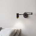 Arisha Applique Murale Cylindrique Nordique, Métal, Noir/Blanc - Neutralighting