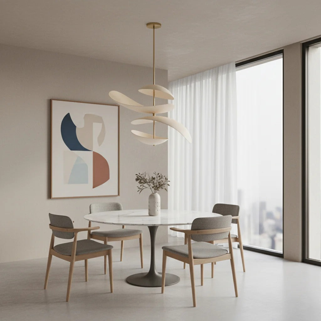 Unorara Lampe Suspendue en Métal Flottante Nordic Premium