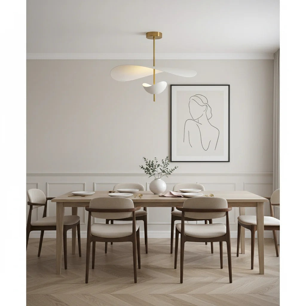Unorara Lampe Suspendue en Métal Flottante Nordic Premium