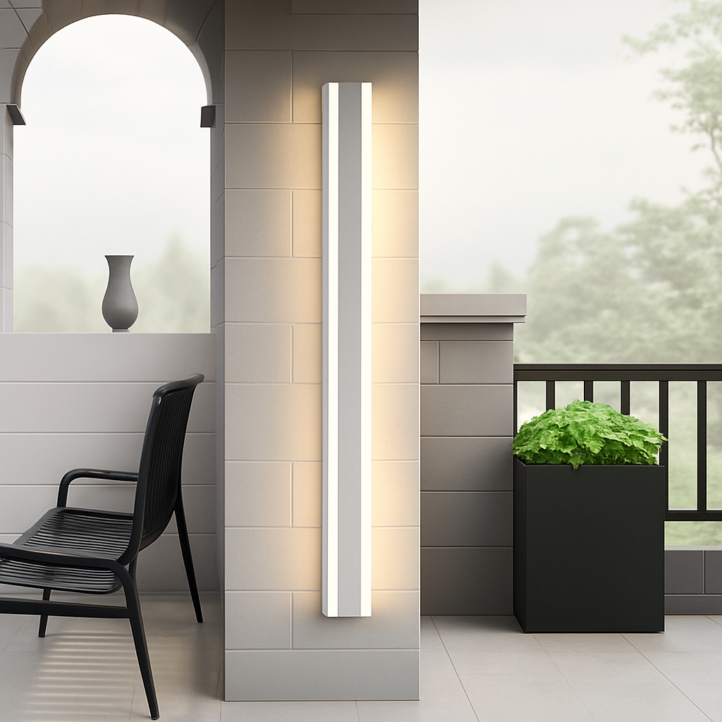 Applique murale — IP65 extérieur LED étanche bande applique moderne cour villa mur lampe de lavage blanc éclairage extérieur
