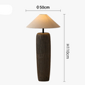 Lampe de sol en Pot de poterie Antique japonaise