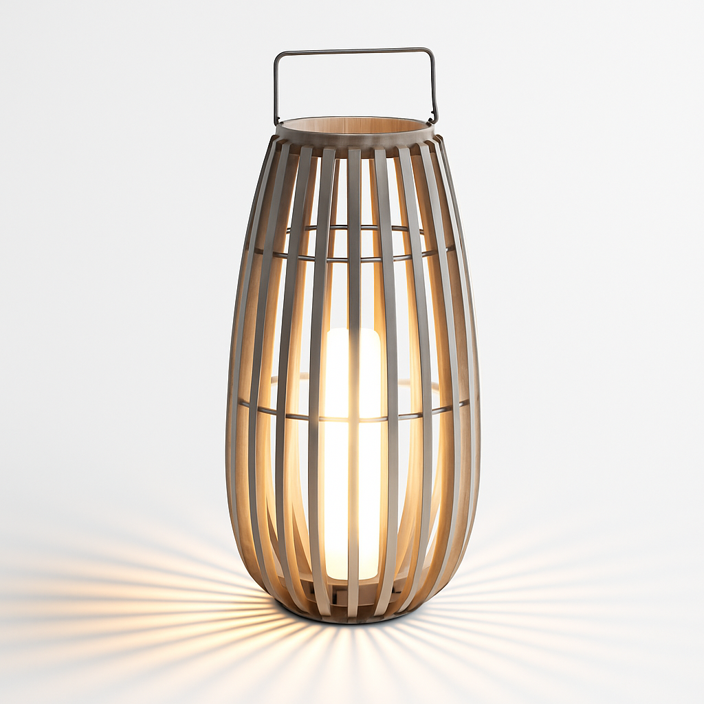 Lampadaire — Jardin extérieur lumière solaire rotin IP65 étanche lampadaire Villa cour paysage pelouse lumière pour jardin Patio clôture décor