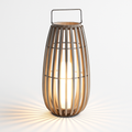 Lampadaire — Jardin extérieur lumière solaire rotin IP65 étanche lampadaire Villa cour paysage pelouse lumière pour jardin Patio clôture décor