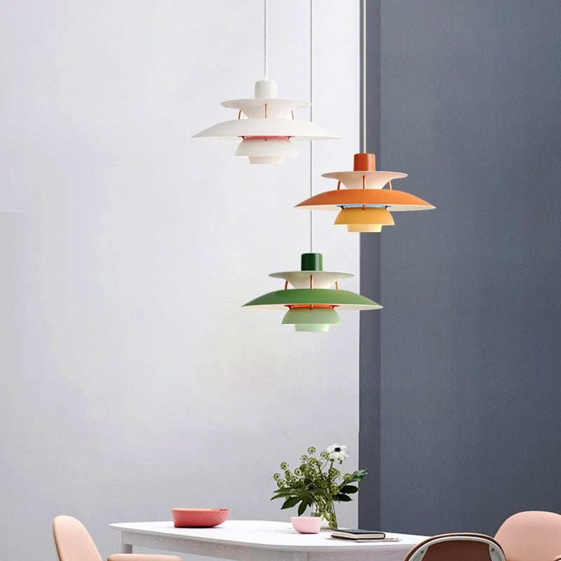 Jojo Suspension Macaron avec Abat-Jour. 15 Coloris - 9