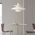 Jojo Suspension Macaron avec Abat-Jour. 15 Coloris - Blanc classique - 30 cm - Blanc chaud