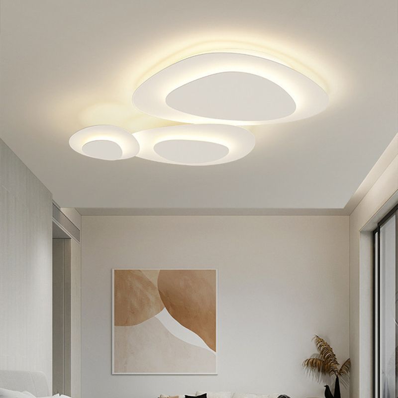 Jurel Plafonnier Nuage Chambre A Couche - longueur 50 cm - Lumière Chaude - Blanc