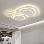 Jurel Plafonnier Nuage Chambre A Couche - longueur 90 cm - Lumière Chaude - Blanc