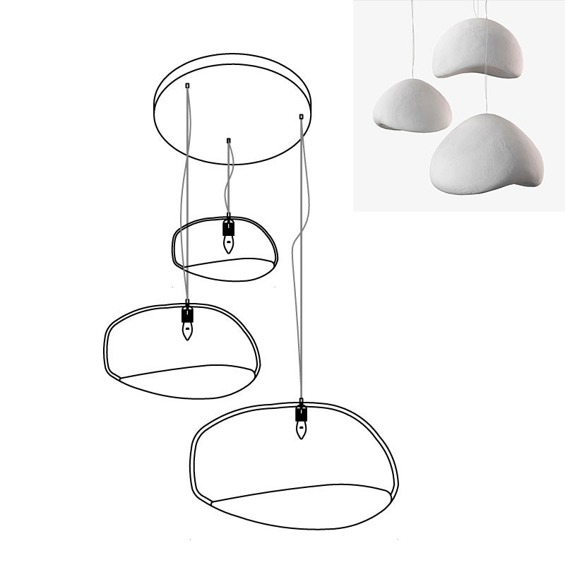 Lustra Chandelier Combinaison Rugueuse Wabi-Sabi - Neutralighting