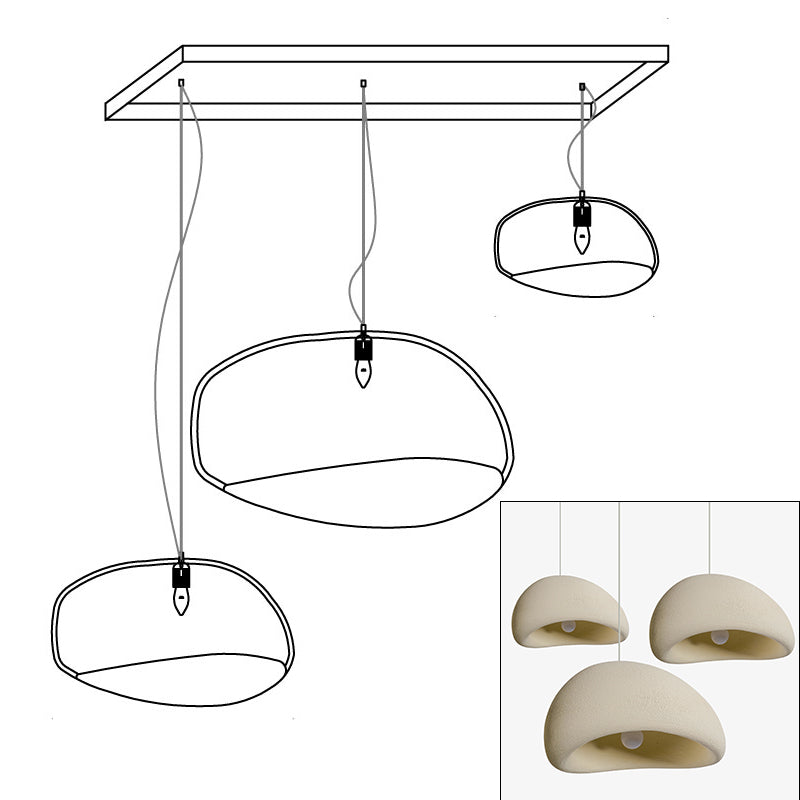 Lustra Chandelier Combinaison Rugueuse Wabi-Sabi - Neutralighting
