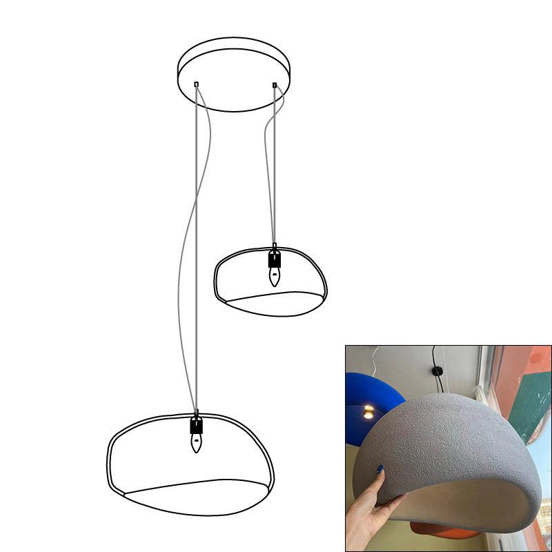 Lustra Chandelier Combinaison Rugueuse Wabi-Sabi - Neutralighting