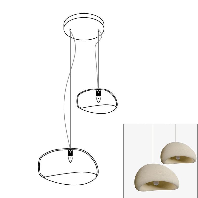 Lustra Chandelier Combinaison Rugueuse Wabi-Sabi - Neutralighting