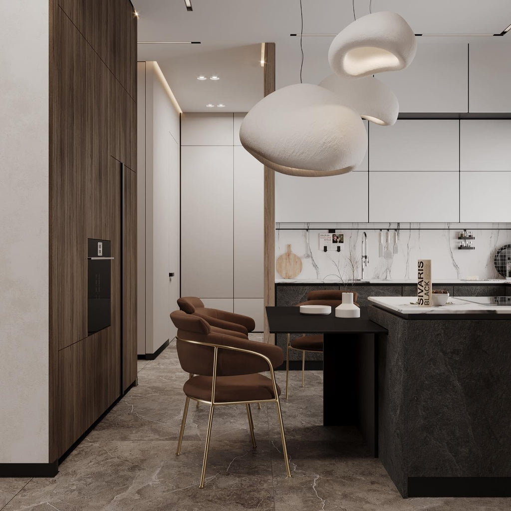Lustra Chandelier Combinaison Rugueuse Wabi-Sabi - Neutralighting