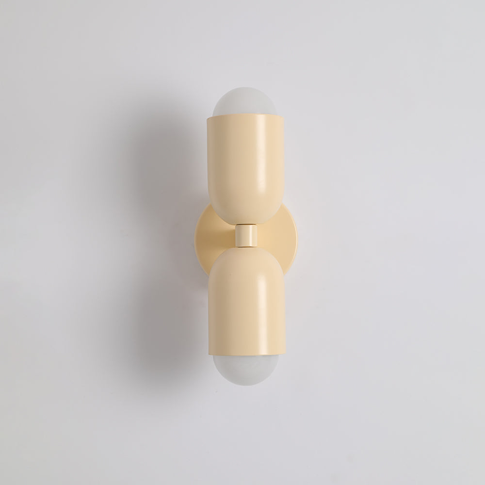 Kira Applique Murale Bicolore à Double Tête - Beige