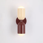 Kira Applique Murale Bicolore à Double Tête - Rouge + Blanc